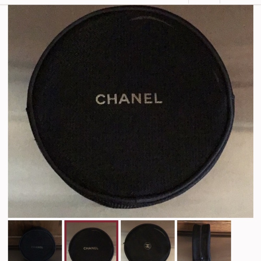 Chanel makeup bag